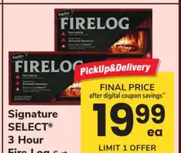 ACME Signature SELECT 3 Hour Fire Log offer