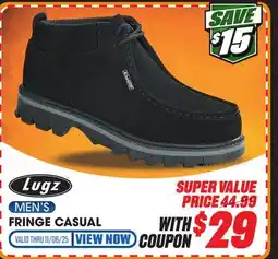 Big 5 Lugz Fringe Men's Casual Shoes offer