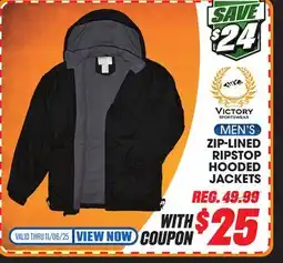 Big 5 Victory Sportswear Men's Nylon Sherpa Lined Jacket offer