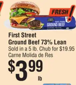 Smart & Final First Street Ground Beef offer