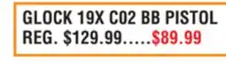 Dunham's Sports GLOCK 19X C02 BB PISTOL offer