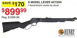 Dunham's Sports X MODEL LEVER ACTION offer