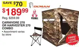 Dunham's Sports CARNIVORE 270 OR HARVESTER 270 COMBO offer