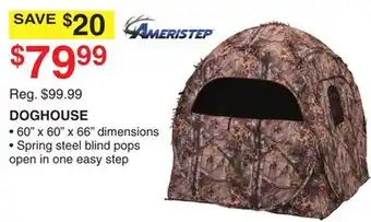 Dunham's Sports AMERISTEP DOGHOUSE offer
