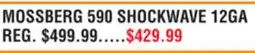Dunham's Sports MOSSBERG 590 SHOCKWAVE 12GA offer