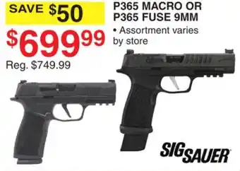 Dunham's Sports P365 MACRO OR P365 FUSE 9MM offer