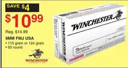 Dunham's Sports 9MM FMJ USA offer