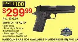 Dunham's Sports M1911-A1 45 AUTO offer