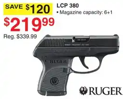 Dunham's Sports RUGER LCP 380 offer