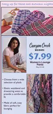 Dunham's Sports WOMEN'S LOUNGE PANTS offer