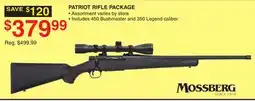 Dunham's Sports PATRIOT RIFLE PACKAGE offer