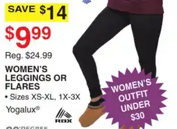 Dunham's Sports WOMEN'S LEGGINGS OR FLARES YOGALUX WOMEN'S OUTFIT offer