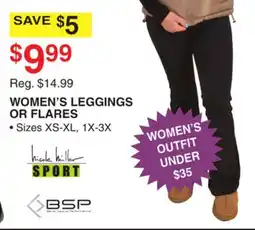 Dunham's Sports WOMEN'S LEGGINGS OR FLARES offer