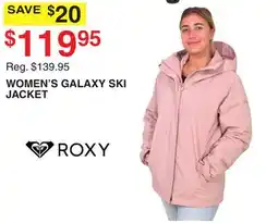 Dunham's Sports ROXY WOMEN'S GALAXY SKI JACKET offer
