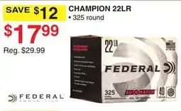 Dunham's Sports FEDERAL AMMUNITION CHAMPION offer