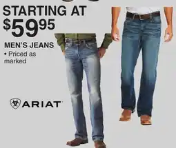 Dunham's Sports ARIAT MEN'S JEANS offer