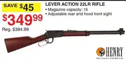Dunham's Sports LEVER ACTION 22LR RIFLE offer