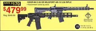 Dunham's Sports 15DSR-M4 5.56 OR MILSPORT AR-15 5.56 RIFLE offer