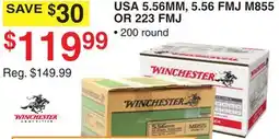 Dunham's Sports USA 5.56MM, 5.56 FMJ M855 OR 223 FMJ offer