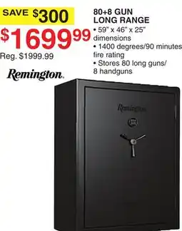Dunham's Sports REMINGTON 80 + 8 GUN RANGE offer