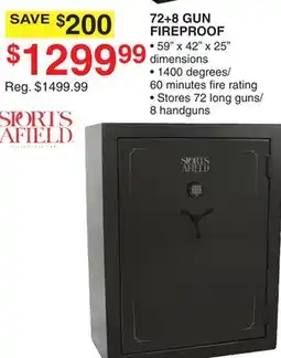 Dunham's Sports 72 + 8 GUN FIREPROOF offer