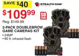 Dunham's Sports STEALTH CAM 2-PACK DOUBLEBROW GAME CAMERAS KIT offer