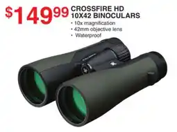 Dunham's Sports CROSSFIRE HD 10X42 BINOCULARS offer