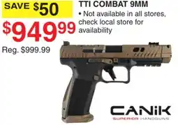 Dunham's Sports TTI COMBAT 9MM offer