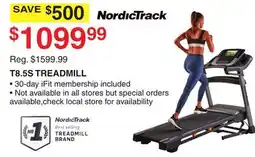 Dunham's Sports NORDICTRACK T8.5S TREADMILL offer