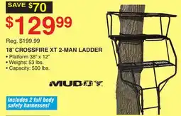 Dunham's Sports 18' CROSSFIRE XT 2-MAN LADDER offer