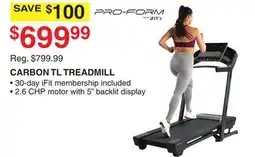 Dunham's Sports CARBON TL TREADMILL offer