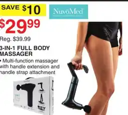 Dunham's Sports NUVOMED 3-IN-1 FULL BODY MASSAGER offer