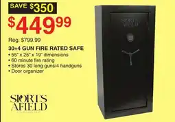 Dunham's Sports SPORTS AFIELD 30+4 GUN FIRE RATED SAFE offer