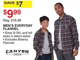 Dunham's Sports MEN'S EVERYDAY FLANNEL offer