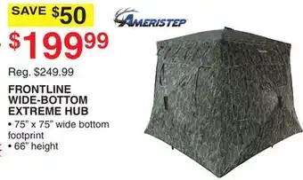 Dunham's Sports AMERISTEP FRONTLINE WIDE-BOTTOM EXTREME HUB offer