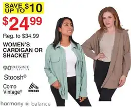 Dunham's Sports WOMEN'S CARDIGAN OR SHACKET offer