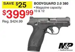 Dunham's Sports SMITH & WESSON BODYGUARD 2.0 380 offer