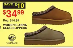 Dunham's Sports TAMARACK WOMEN'S ANNA CLOG SLIPPERS offer