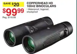 Dunham's Sports COPPERHEAD HD 10X42 BINOCULARS offer