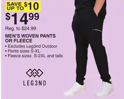 Dunham's Sports MEN'S WOVEN PANTS OR FLEECE offer