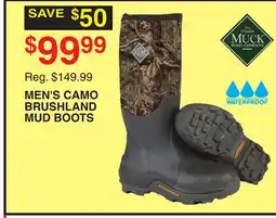 Dunham's Sports MEN'S CAMO BRUSHLAND MUD BOOTS offer