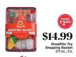 ShopRite ShopRite Toy Shopping Basket offer