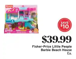 ShopRite Fisher-Price Little People Barbie Beach House offer