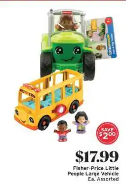 ShopRite Fisher-Price Little People Large Vehicle offer
