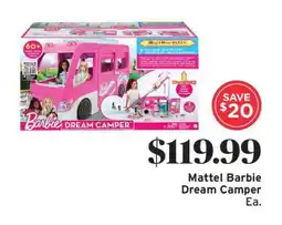 ShopRite Mattel Barbie Dream Camper offer