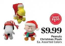 ShopRite Peanuts Christmas Plush offer