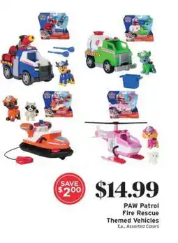 ShopRite PAW Patrol Fire Rescue Themed Vehicles offer
