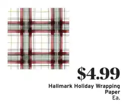 ShopRite Hallmark Holiday Wrapping Paper offer