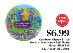 ShopRite Cra-Z-Art Disney Stitch World of Mini Mania Ball Figure Maker Blind Ball offer