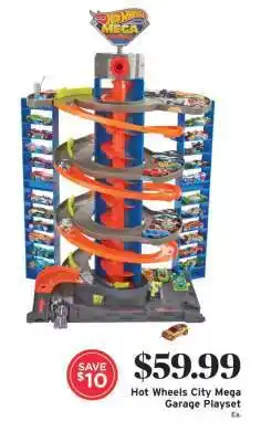 ShopRite Hot Wheels City Mega Garage Playset offer